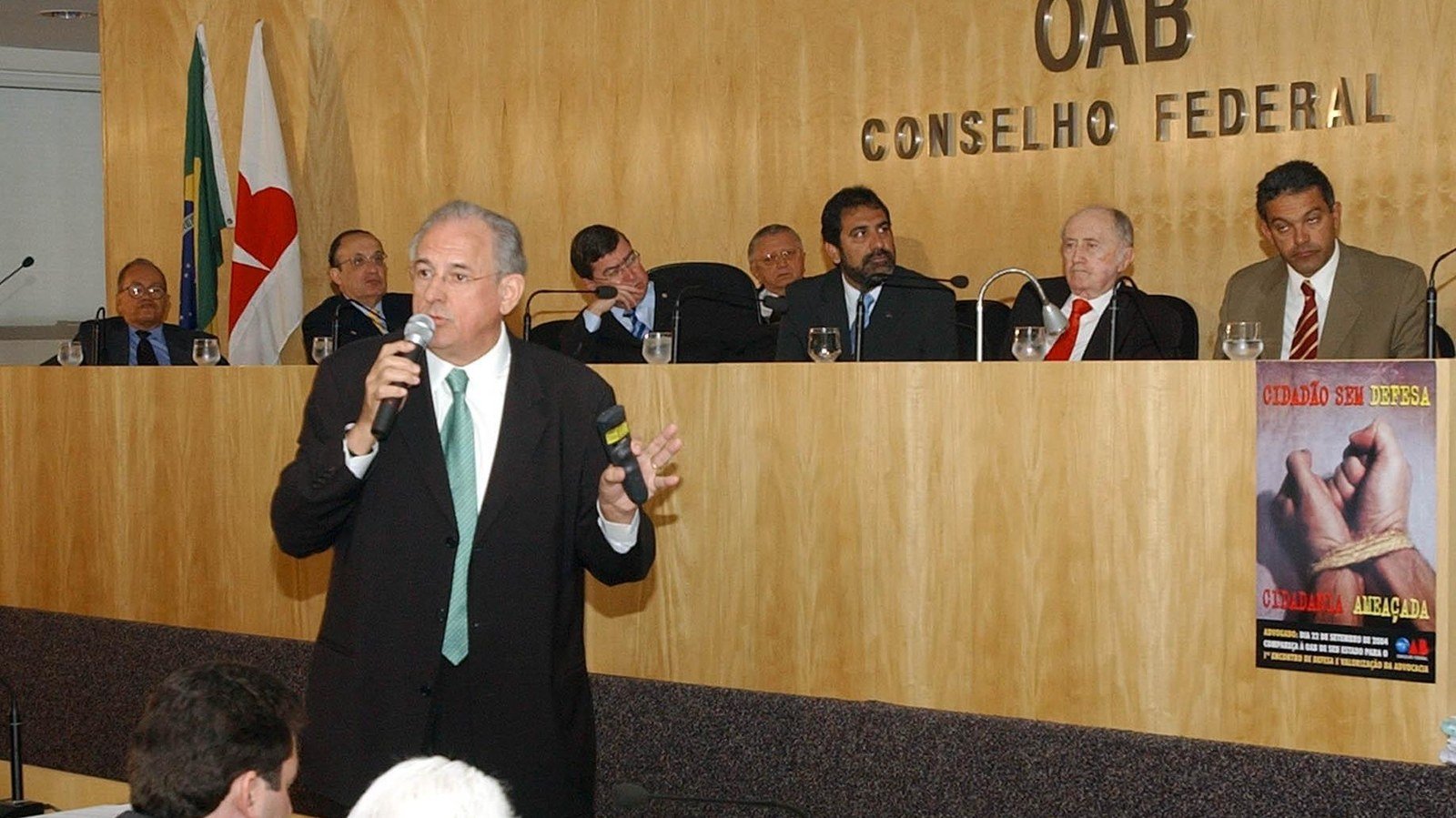 Sessão no plenário do Conselho Federal da OAB, em Brasília
