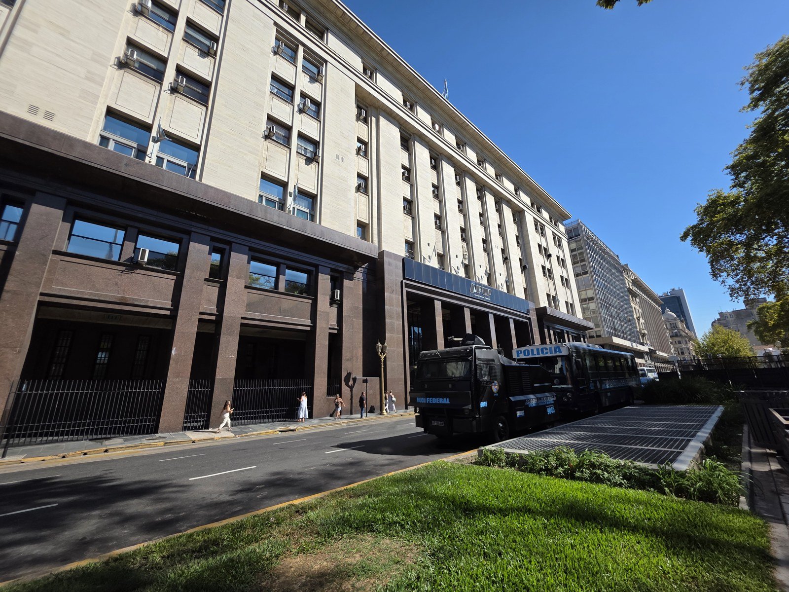 Fachada do Palácio da Fazenda, sede do Ministério da Economia da Argentina, em Buenos Aires