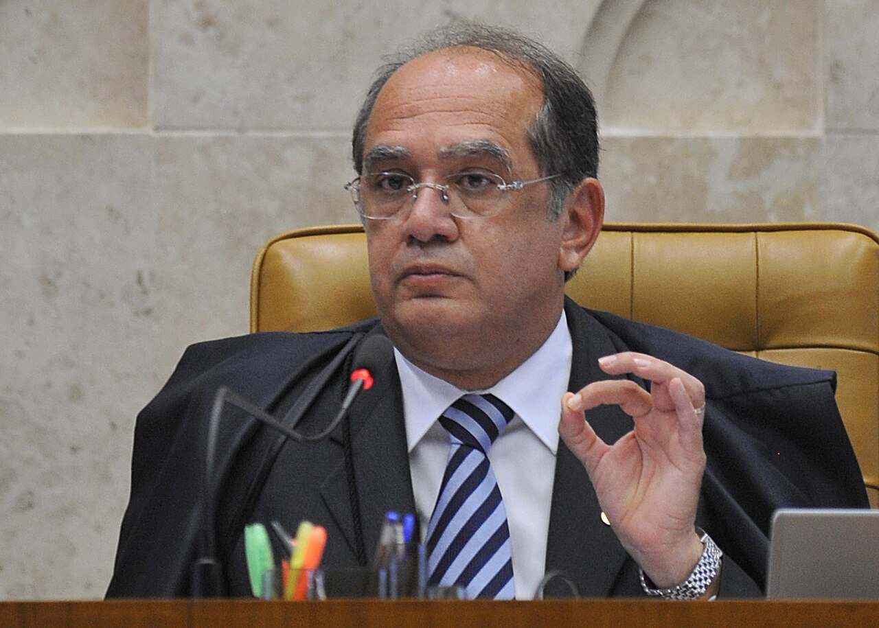 O ministro Gilmar Mendes, do Supremo Tribunal Federal, durante sessão do plenário da Corte
