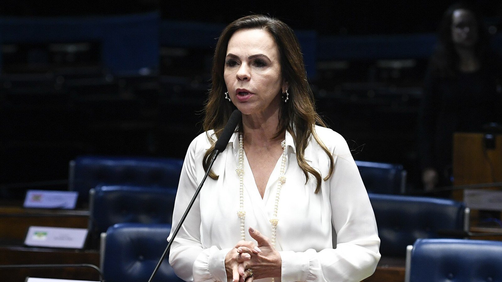 Senadora Professora Dorinha Seabra no Plenário do Senado
