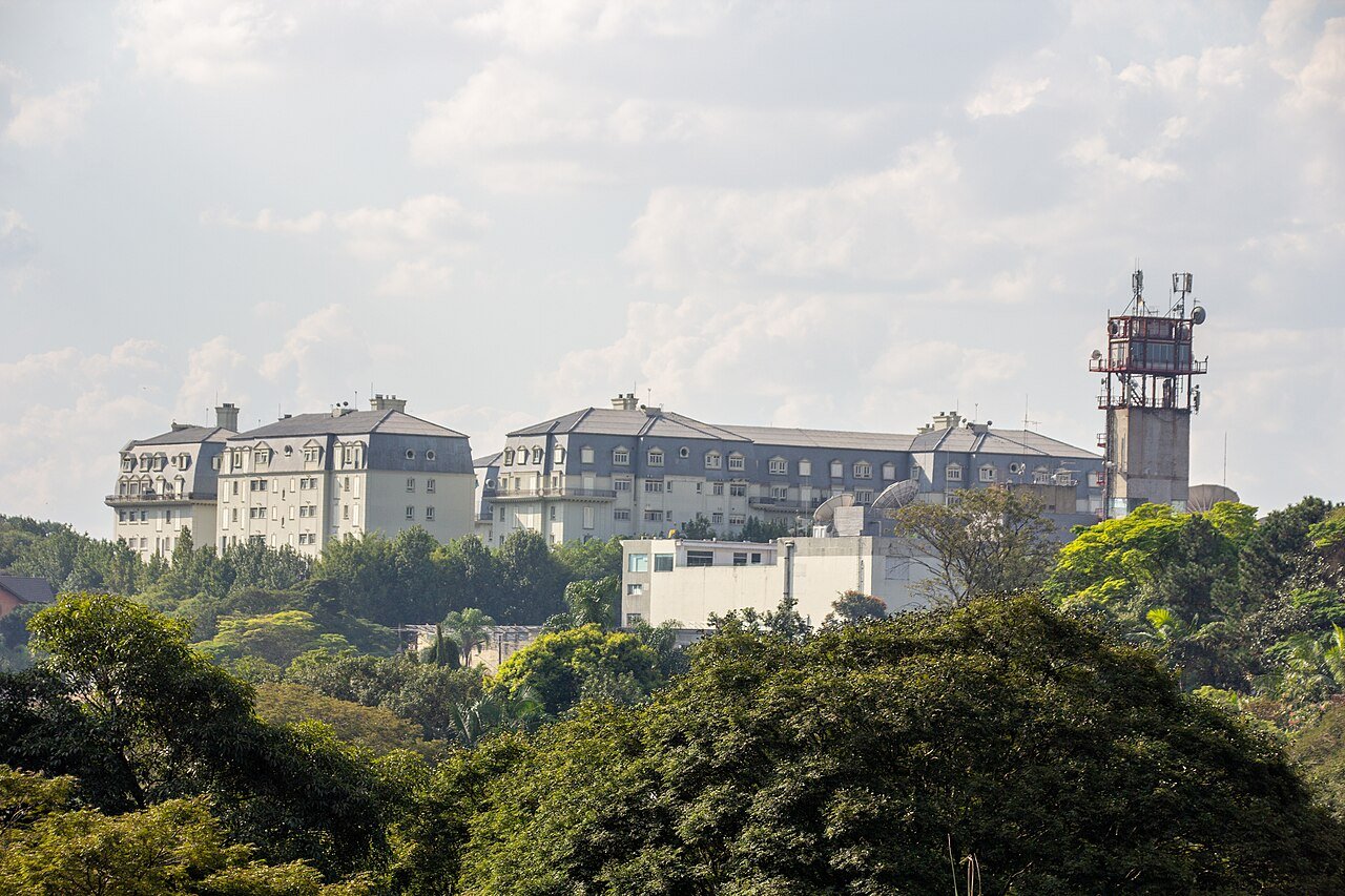 Vista externa do Palacio dos Bandeirantes, sede do governo de Sao Paulo, no Morumbi